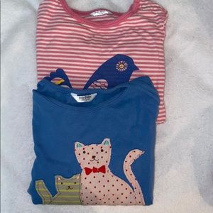 2 long sleeve girl shirts